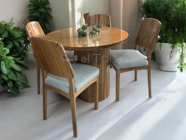 Comedor Redondo En Roble - Image 4